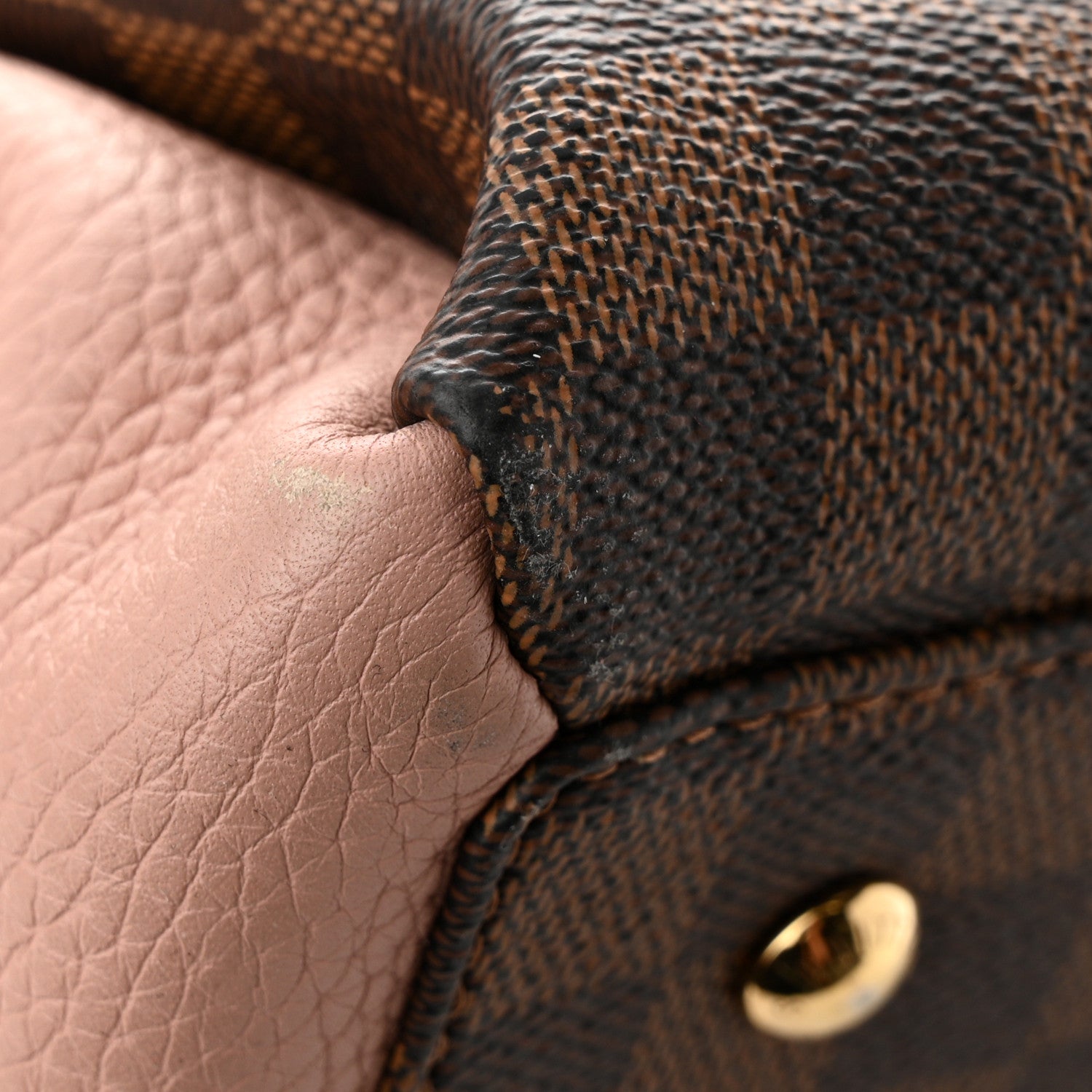 Louis Vuitton Cuir Taurillon Damier Ebene Normandy Magnolia 14 of 14