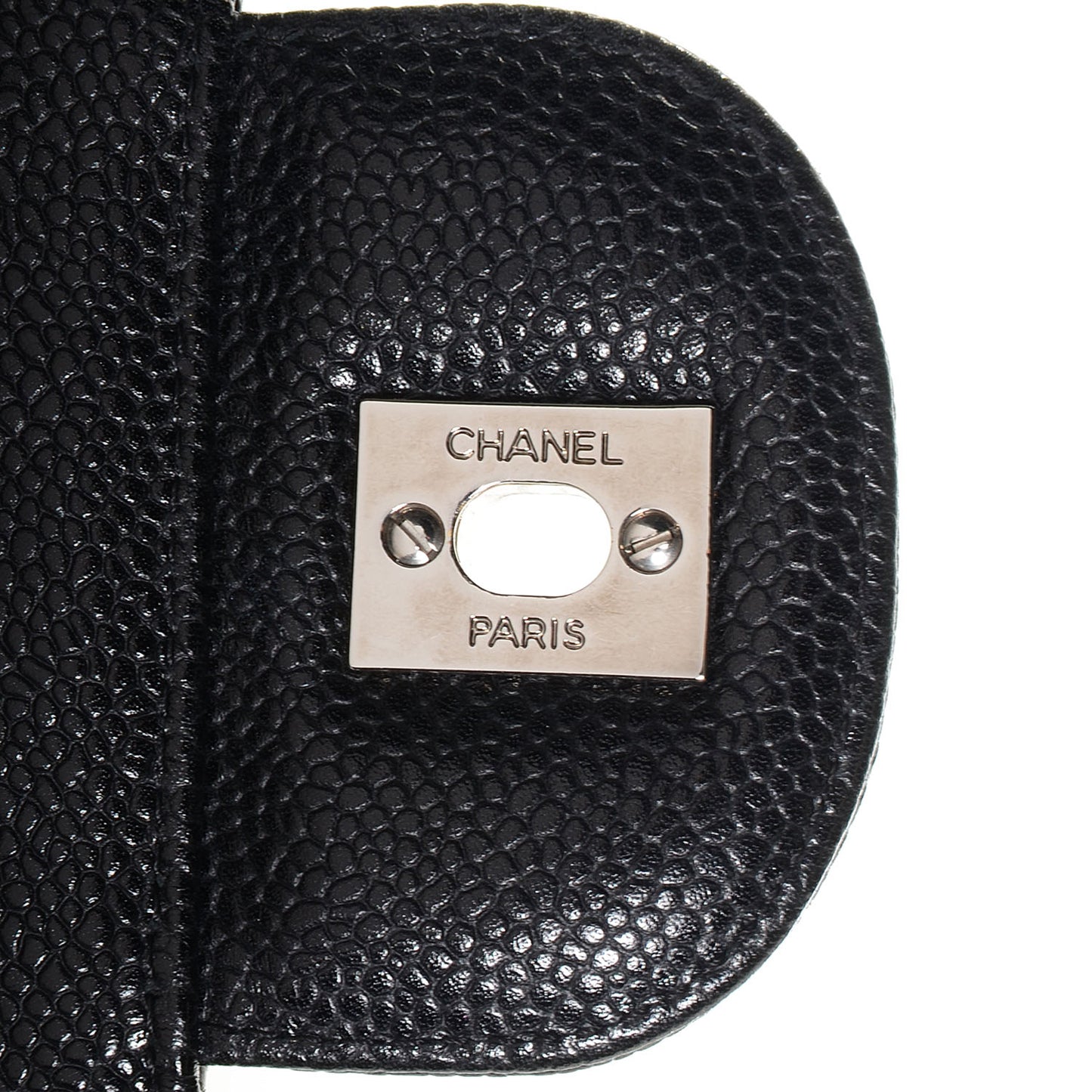 Caviar Jumbo Single Flap Black