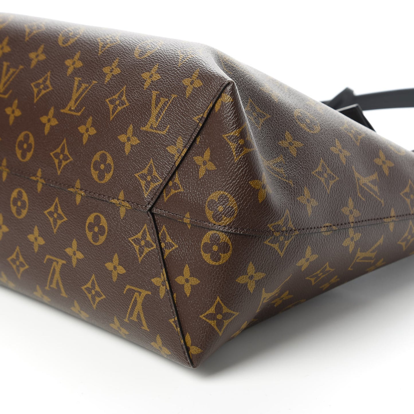 Monogram Flower Hobo Black