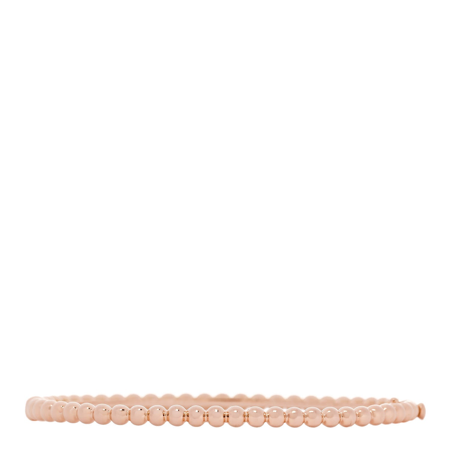 Van Cleef & Arpels 18K Rose Gold Perlee Pearls of Gold Bracelet M 2 of 4