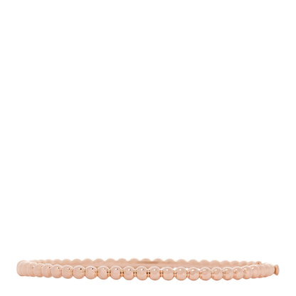 Van Cleef & Arpels 18K Rose Gold Perlee Pearls of Gold Bracelet M 2 of 4