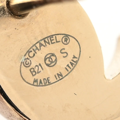 Chanel Metal CC Turnlock Earrings Gold 4 of 4