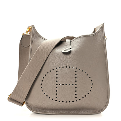 Hermes Taurillon Maurice Evelyne III PM Gris Asphalte 1 of 9