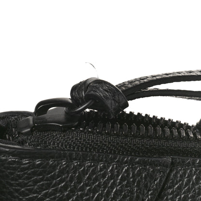 Balenciaga Grained Calfskin Black Hardware Small Neo Classic Hobo Black 10 of 11