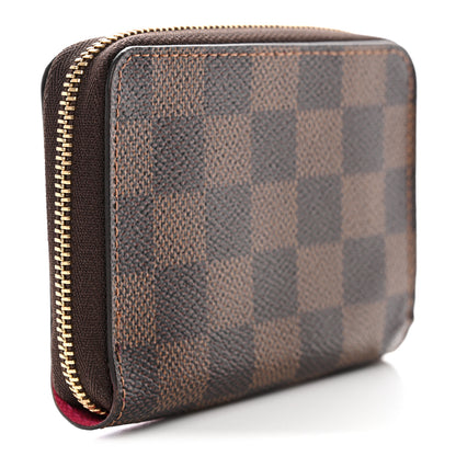 Louis Vuitton Damier Ebene 2020 Christmas Animation Roller Coaster Zippy Coin Purse Pivoine 3 of 6