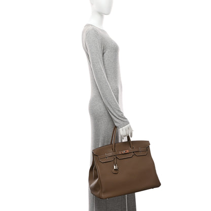Hermes Togo Birkin 40 Etoupe 2 of 12