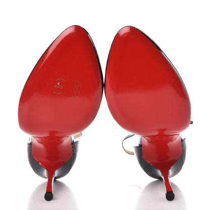 Christian Louboutin Patent Dollyla 100 Pumps 41.5 Black 7 of 8