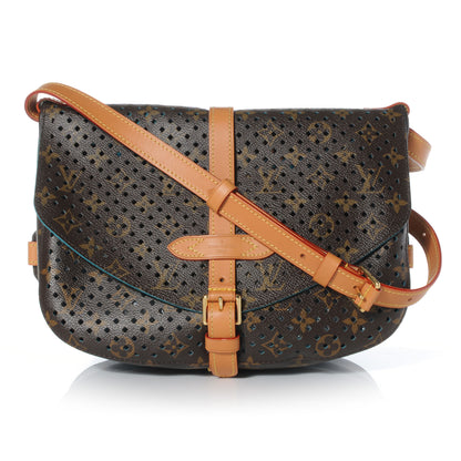 Louis Vuitton Monogram SC Flore Saumur Teal 1 of 8