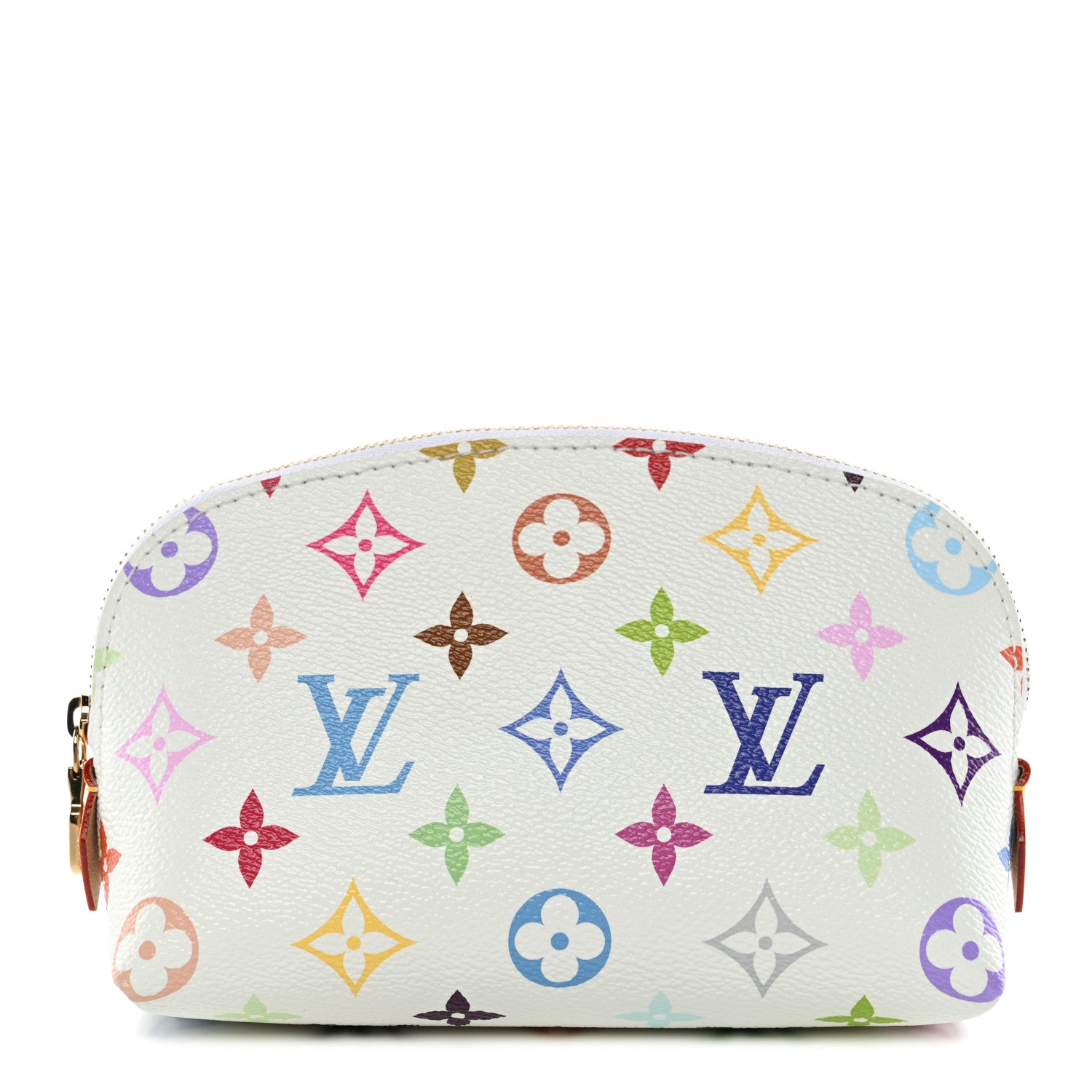 Louis Vuitton LV x TM Monogram Multicolor Cosmetic Pouch PM White 1 of 8