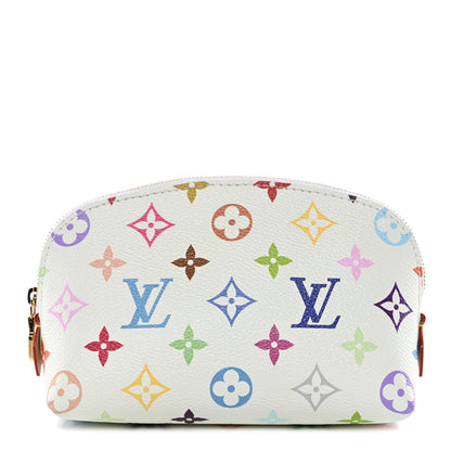 Louis Vuitton LV x TM Monogram Multicolor Cosmetic Pouch PM White 1 of 8