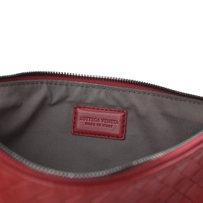 Bottega Veneta Nappa Intrecciato Flat Zip Pouch Red 6 of 8