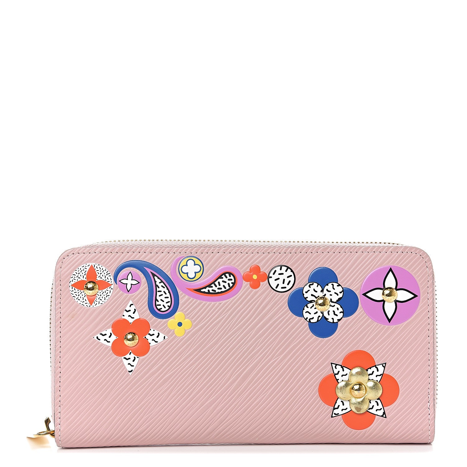 Louis Vuitton Epi Blooming Flowers Zippy Wallet Rose Ballerine 1 of 6