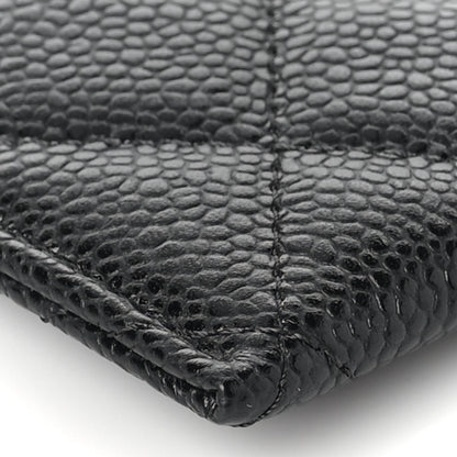 Chanel Caviar Quilted Card Holder Black 9 of 11