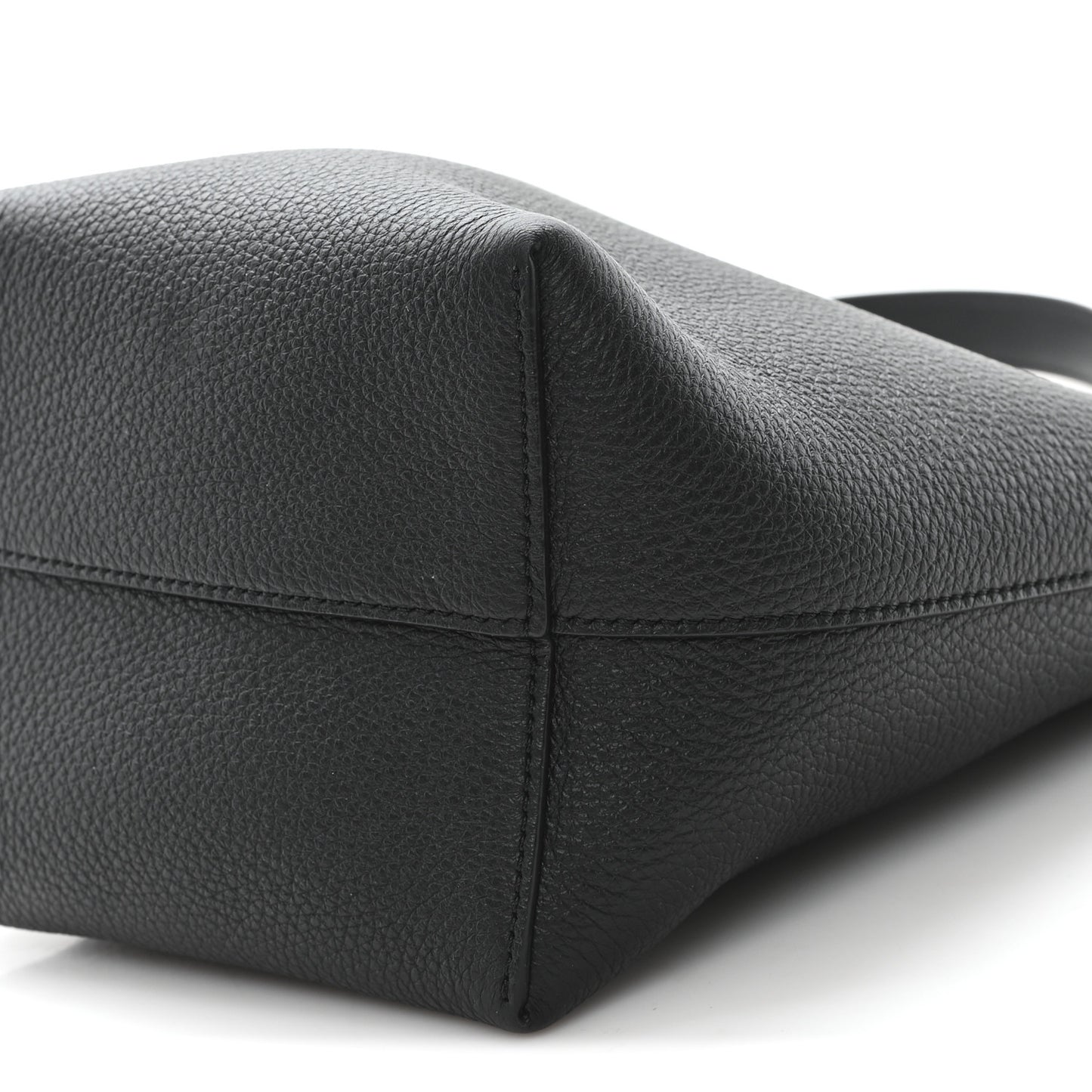 Grained Calfskin Small N/S Park Tote Black