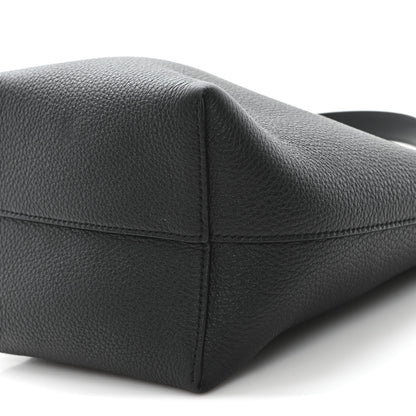 The Row Grained Calfskin Small N/S Park Tote Black 9 of 9