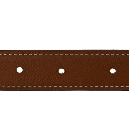 Hermes Swift Epsom 24mm Mini H Belt 85 34 Black Gold 4 of 6