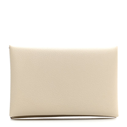 Hermes Evercolor Calvi Card Case Beton 1 of 9
