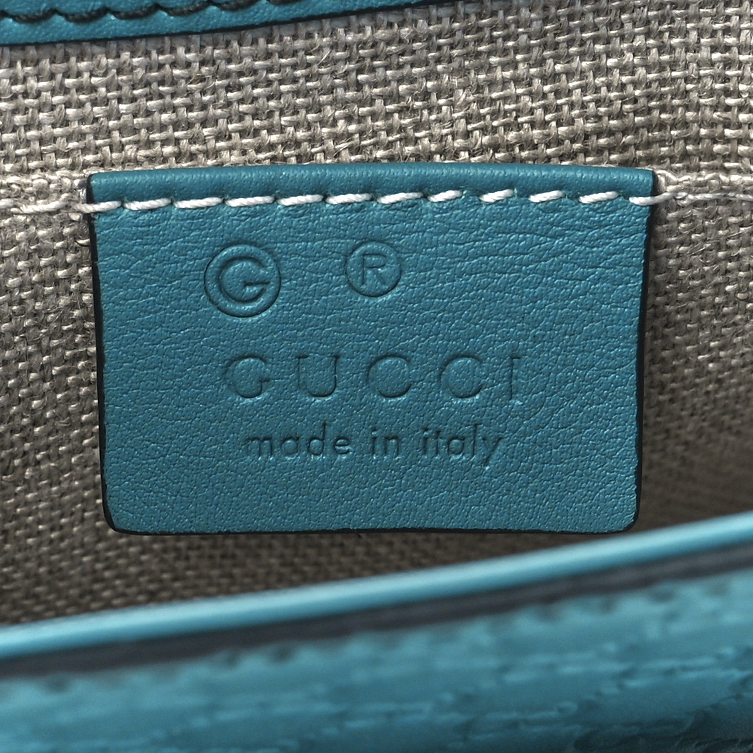 Gucci Microguccissima Mini Emily Shoulder Bag Deep Cobalt 6 of 13