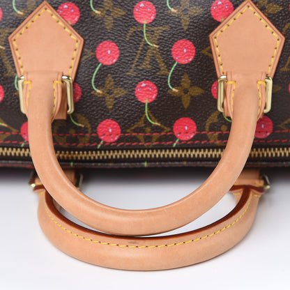 Louis Vuitton Monogram Cerises Speedy 25 10 of 12