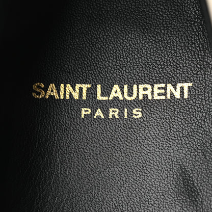 Saint Laurent Calfskin Penny Loafers 36 Pearl 9 of 13