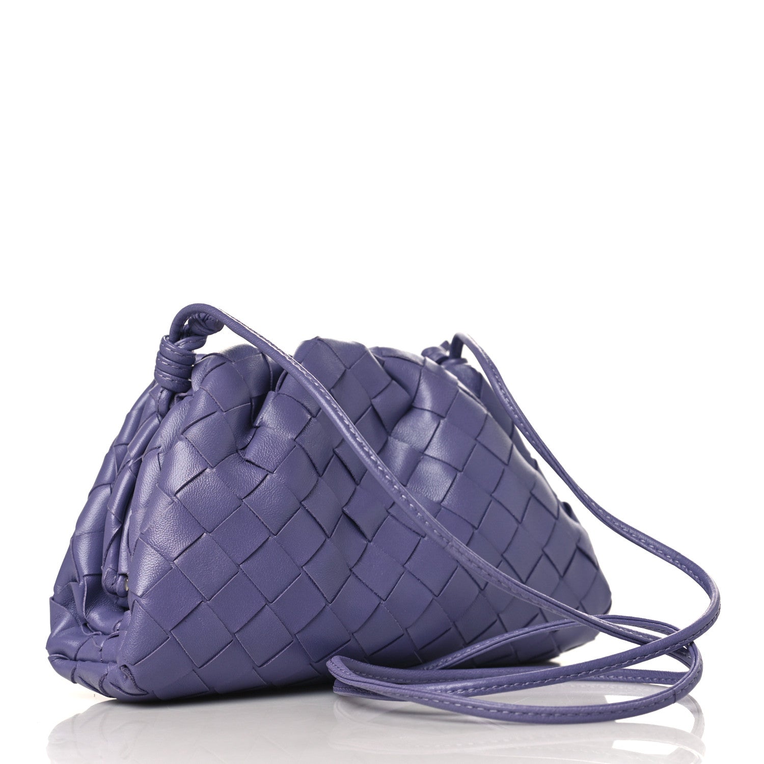 Bottega Veneta Nappa Intrecciato The Mini Pouch Lavender 3 of 9