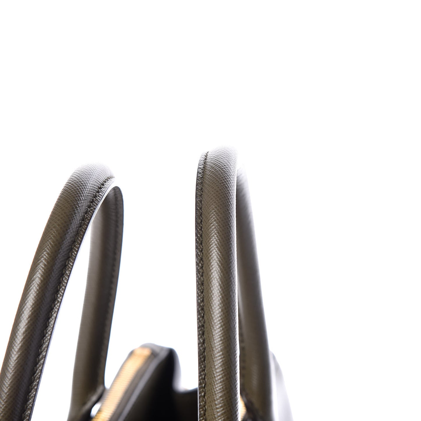 Saffiano Small Galleria Double Zip Tote Militare