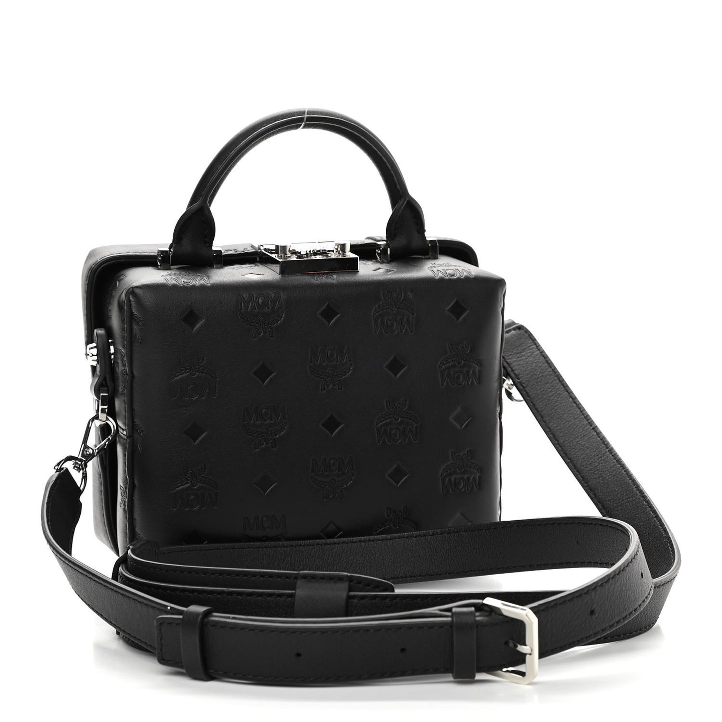 Calfskin Ottomar Monogram Soft Berlin Crossbody Black