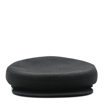 Hermes Cashmere Womens Deauville Cap 58 Black 5 of 9