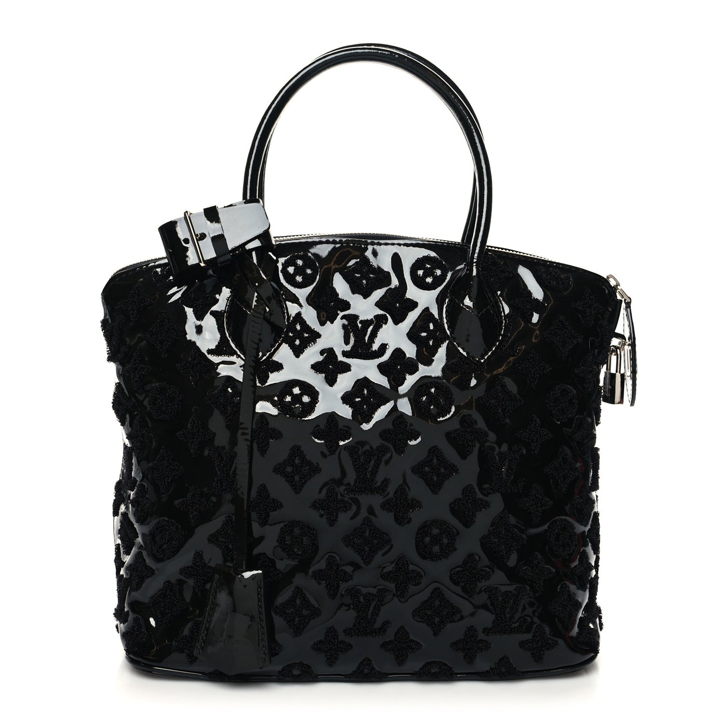 Patent Lambskin Fascination Lockit Vert Fonce