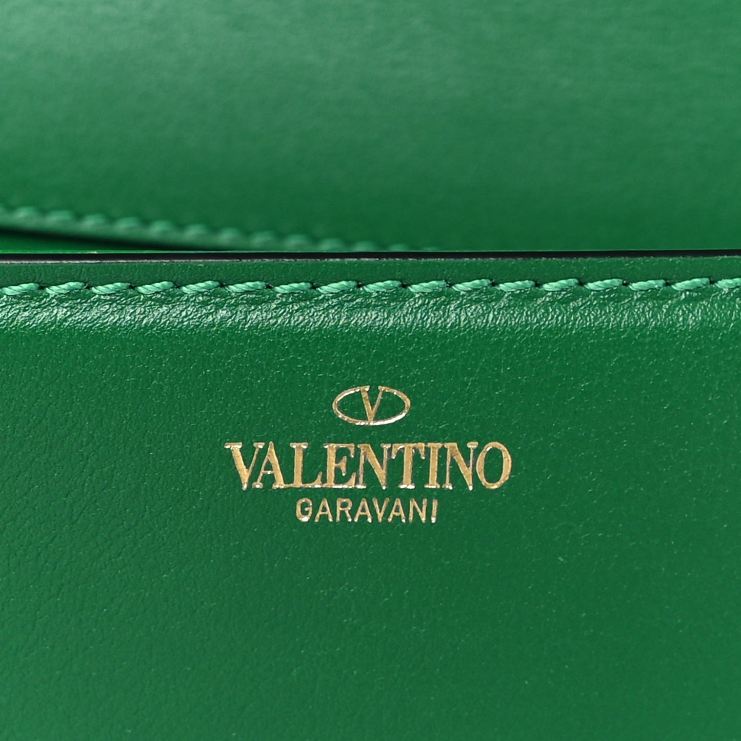 Calfskin Vlogo Small Loco Shoulder Bag Gea Green