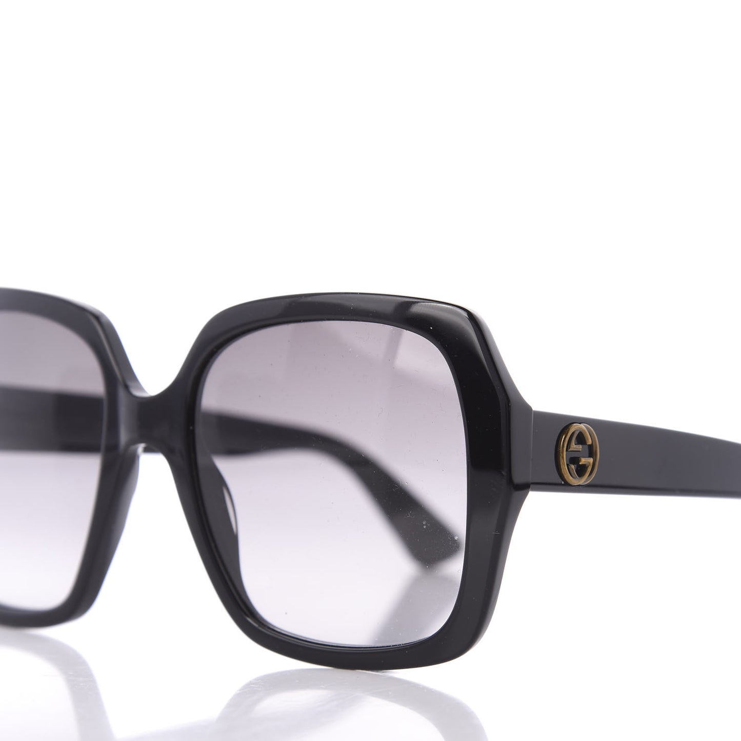 Acetate Square Frame GG0096S Sunglasses Black