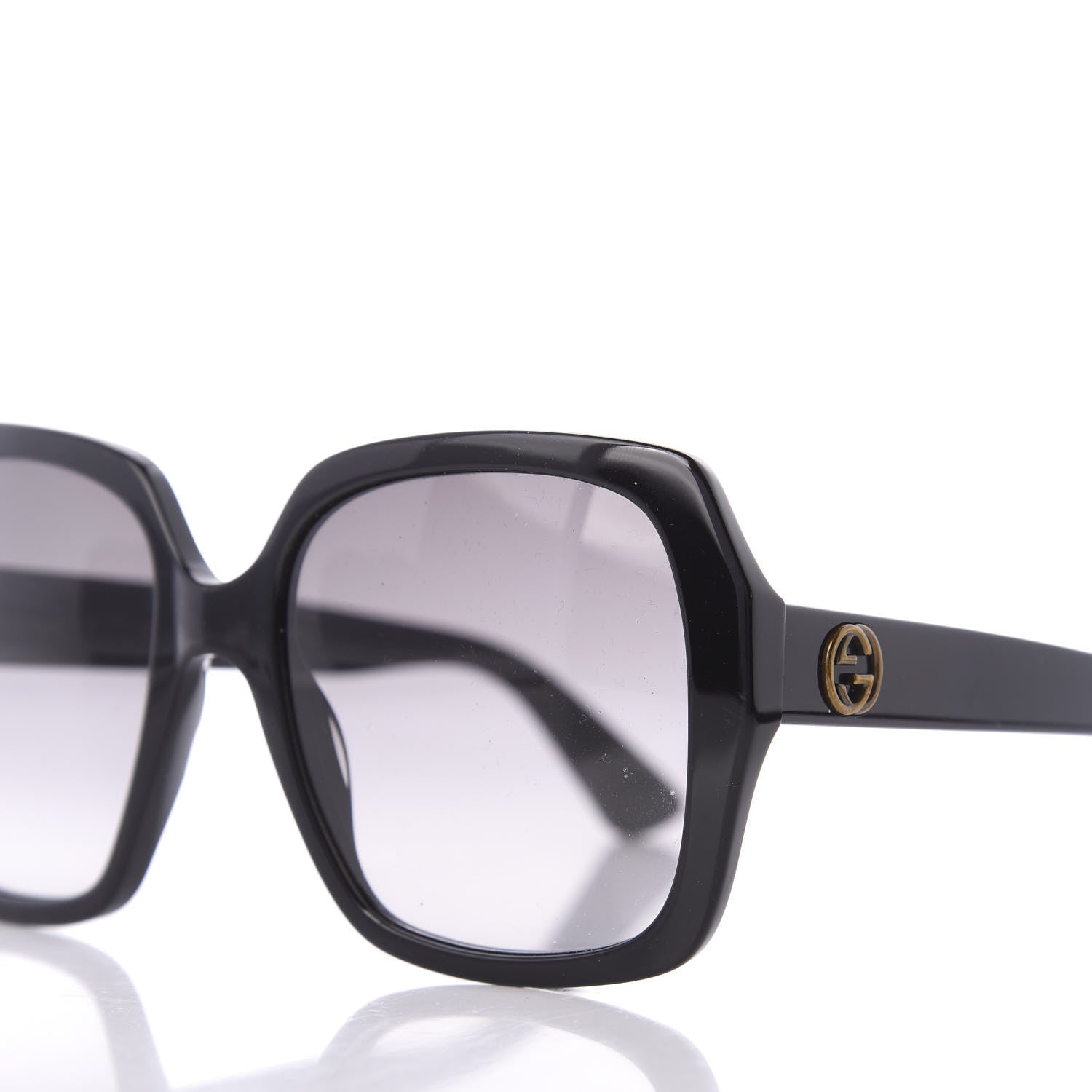 Gucci Acetate Square Frame GG0096S Sunglasses Black 5 of 8