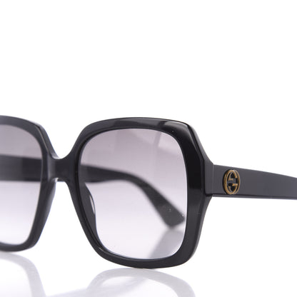 Gucci Acetate Square Frame GG0096S Sunglasses Black 5 of 8