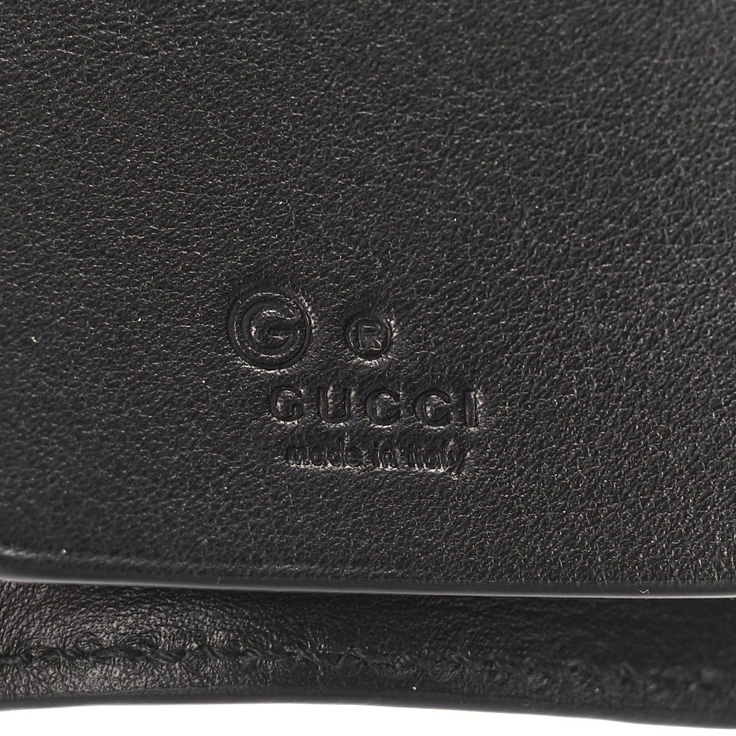 Microguccissima 6 Key Holder Case Black