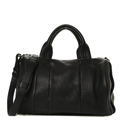 Alexander Wang Pebbled Lambskin Rocco Black Pale Gold Hardware 1 of 11