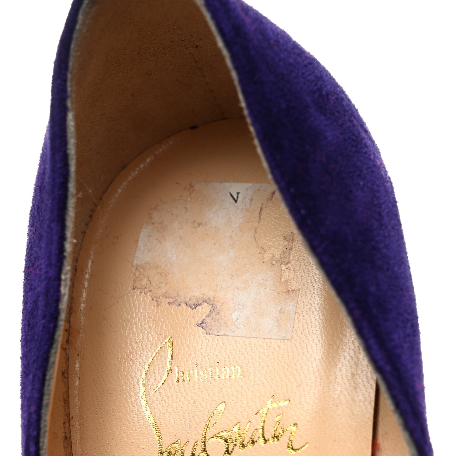 Christian Louboutin Suede Daffodile 160 Pumps 36 Violet 8 of 8