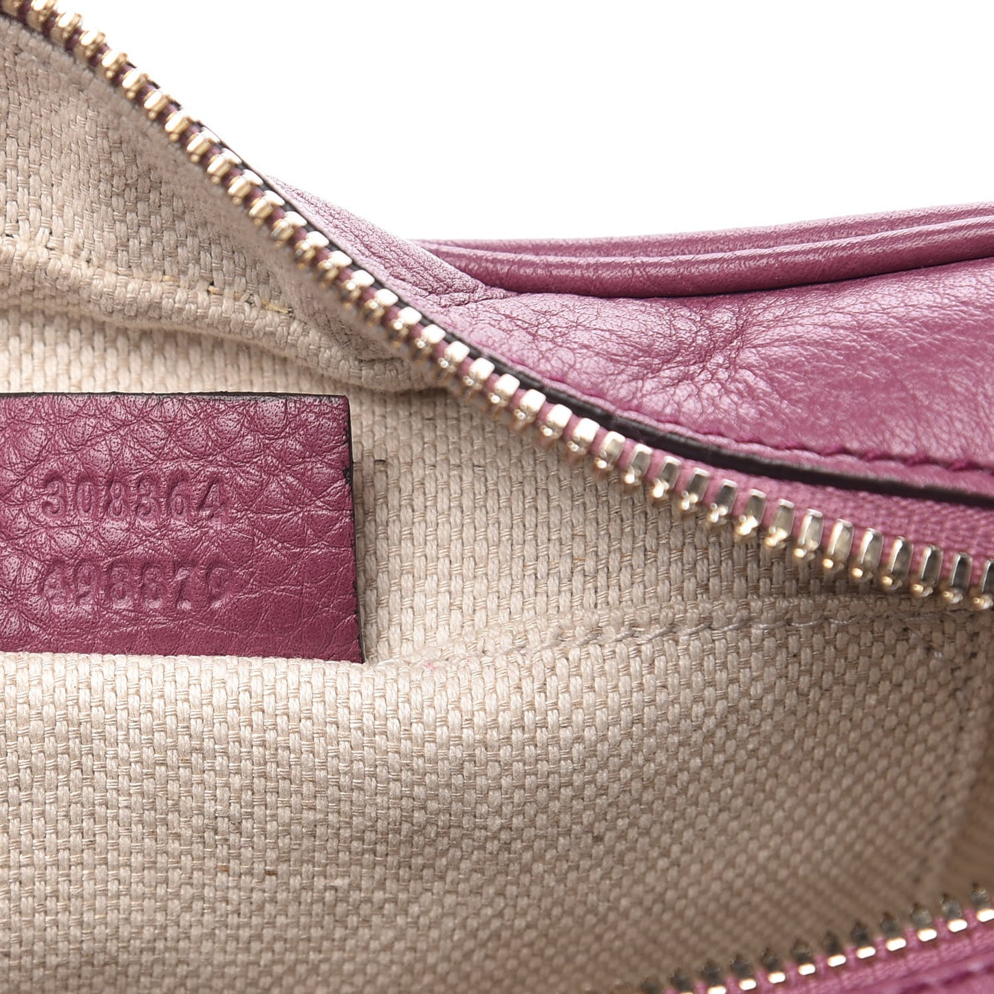 Pebbled Calfskin Small Soho Disco Bag Peonia Flower