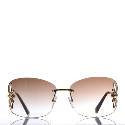 Louis Vuitton Lily Sunglasses Z0371U Brown Glitter 3 of 9
