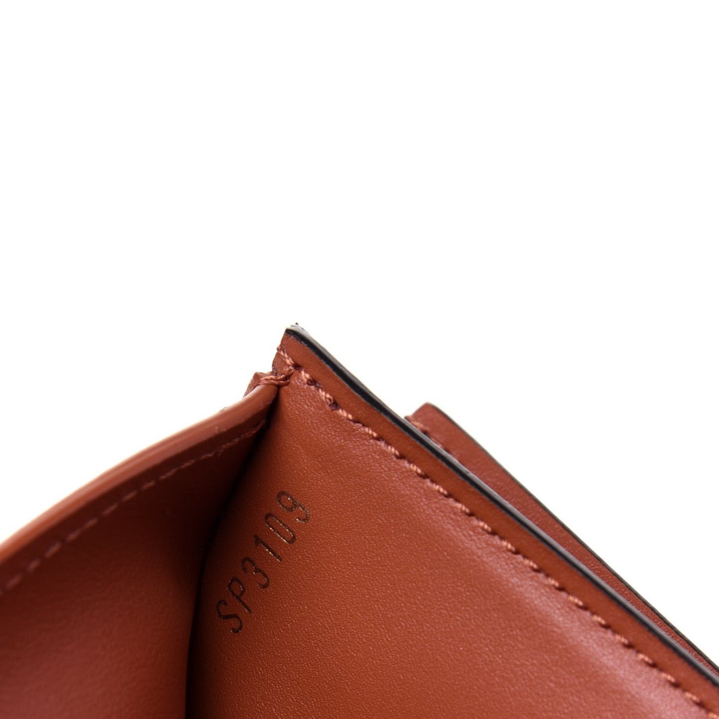 Monogram Flower Lock Compact Wallet Caramel