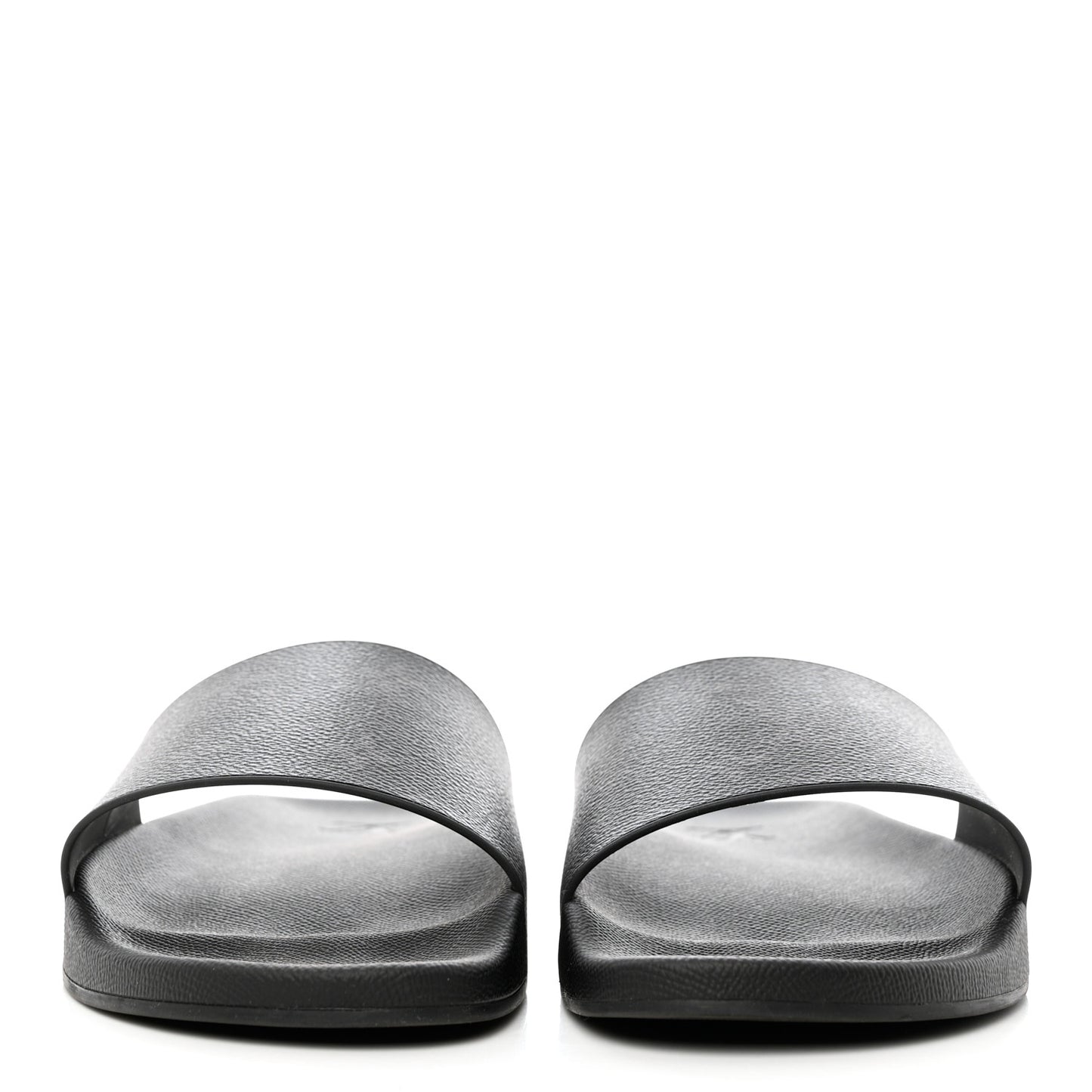 Rubber Monogram Eclipse Mens Waterfront Mules 8 Black