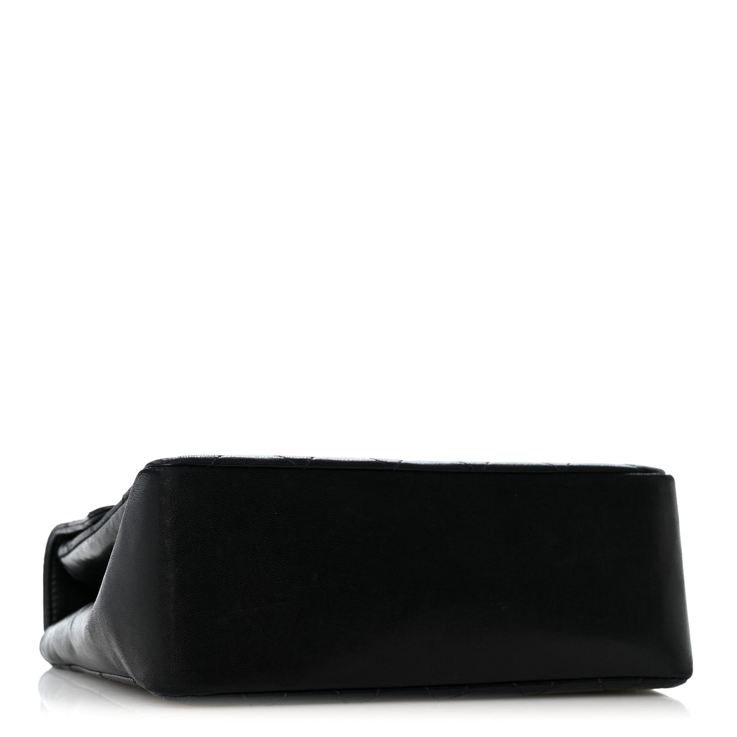 Lambskin Quilted Mini Kelly Flap Bag Black
