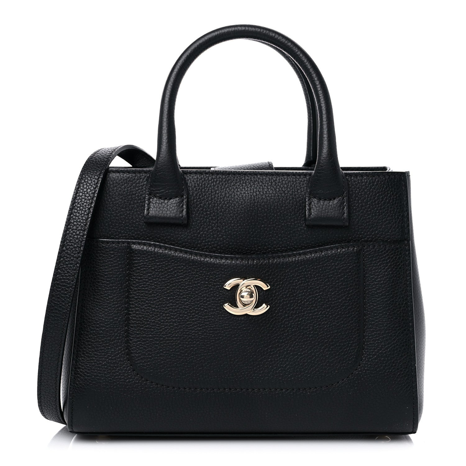 Chanel Grained Calfskin Mini Neo Executive Shopper Tote Black 1 of 13