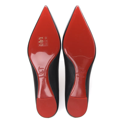 Christian Louboutin Nappa Miss Constella Flats 36 Black 6 of 9