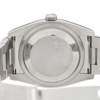 Rolex Stainless Steel 36mm Oyster Perpetual Datejust Watch Black Roman 116200 4 of 5
