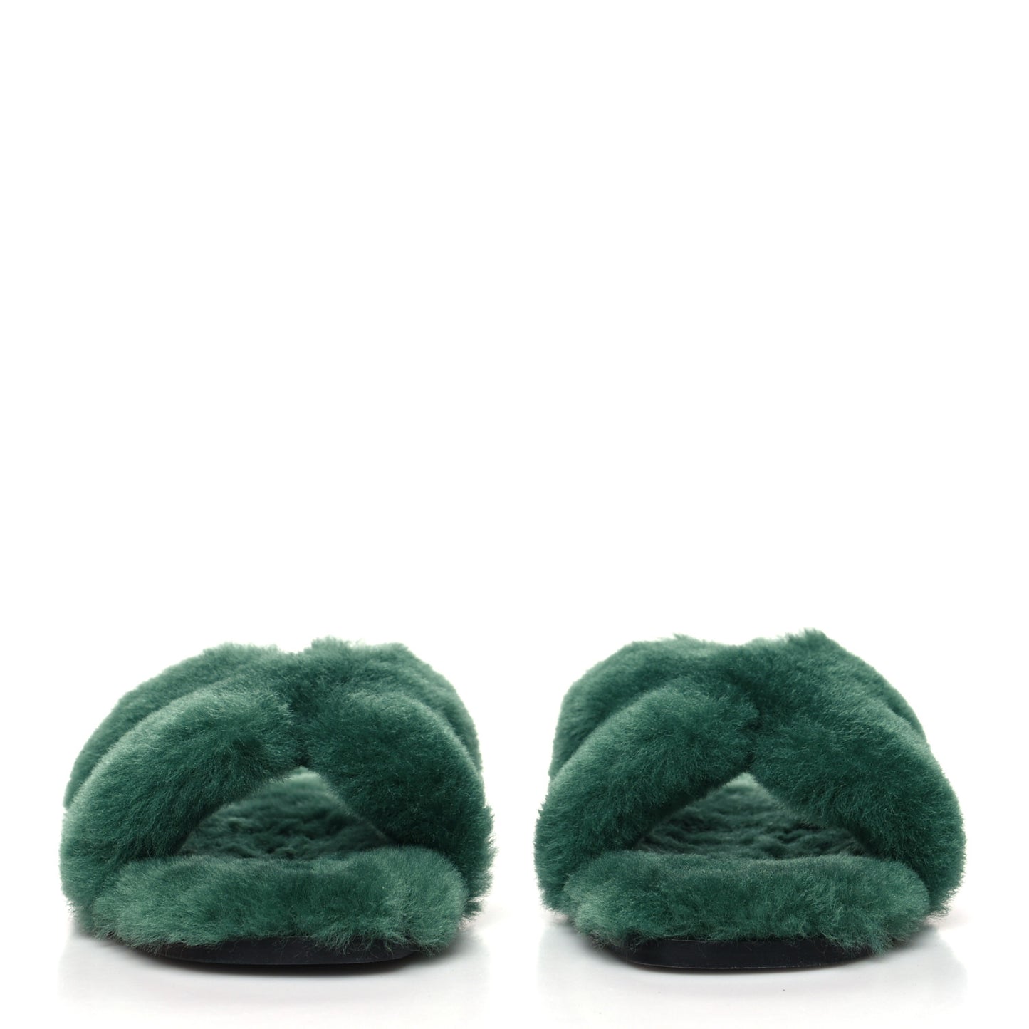 Woolskin Oran Sandals 38 Vert Anglais