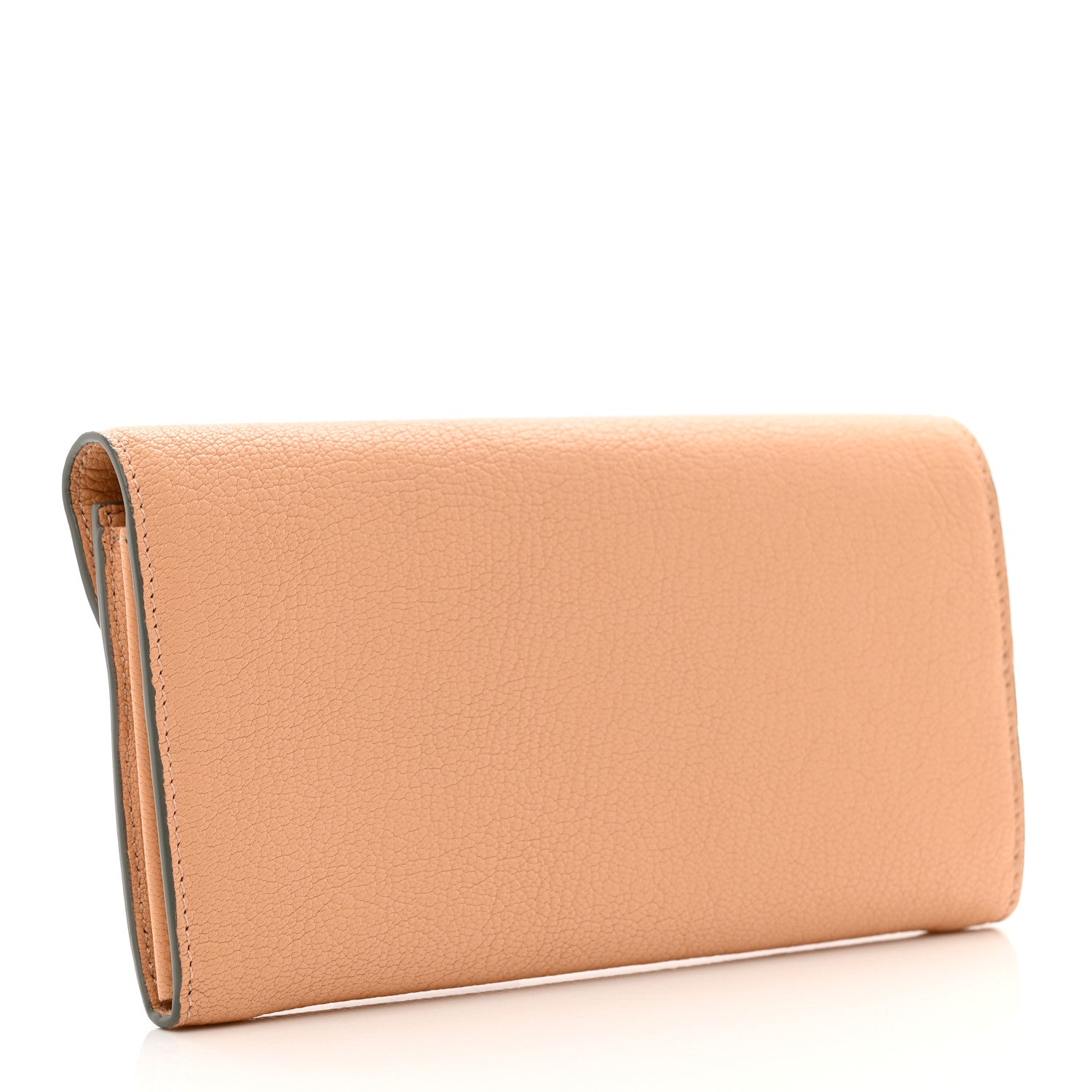 Chloe Goatskin Ribbon Long Wallet Rose Quartz 3 of 7