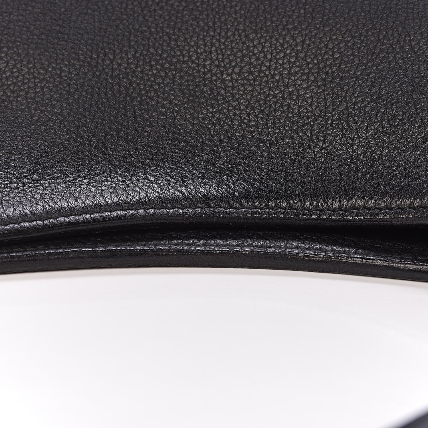 Gucci Grained Calfskin Large Shoulder Bag Black 12 of 16