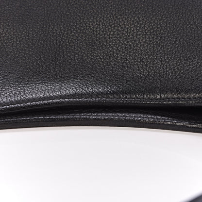 Gucci Grained Calfskin Large Shoulder Bag Black 12 of 16