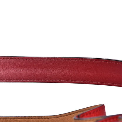 MCM Grained Calfskin Medium Milla Hobo Ruby Red 7 of 7