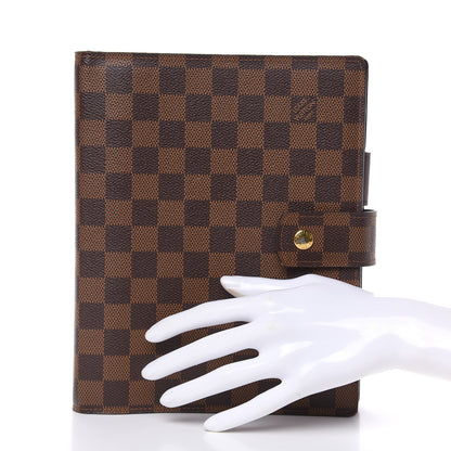 Louis Vuitton Damier Ebene Large Ring Agenda Cover 2 of 11